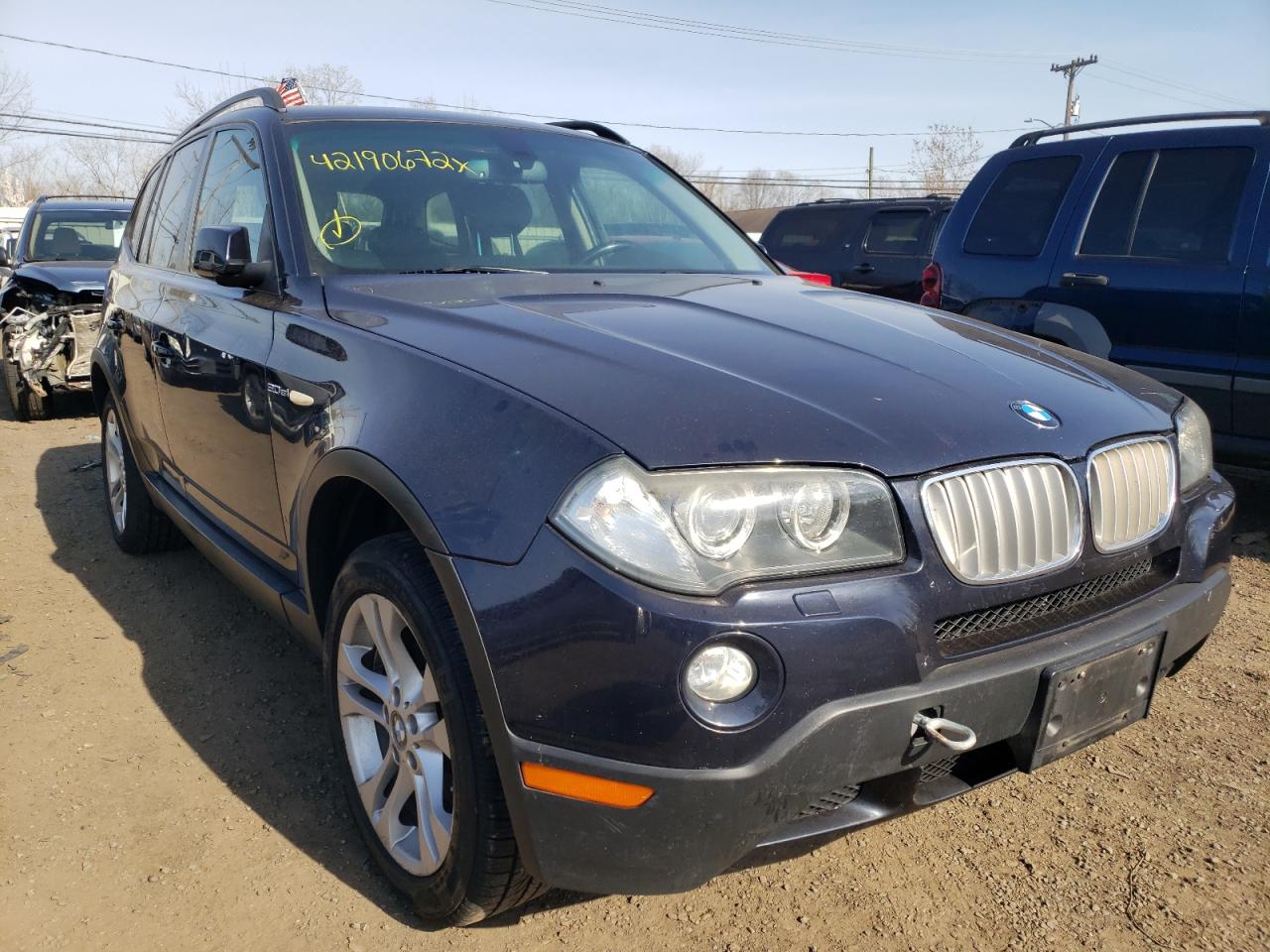 BMW X3 3.0SI 2007 with VIN WBXPC93427WF18147 - Photo from auction
