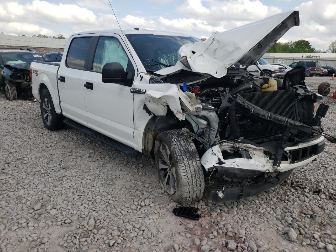 FORD F150 SUPER 2019 with VIN 1FTEW1EP0KFD48574 - Photo from auction