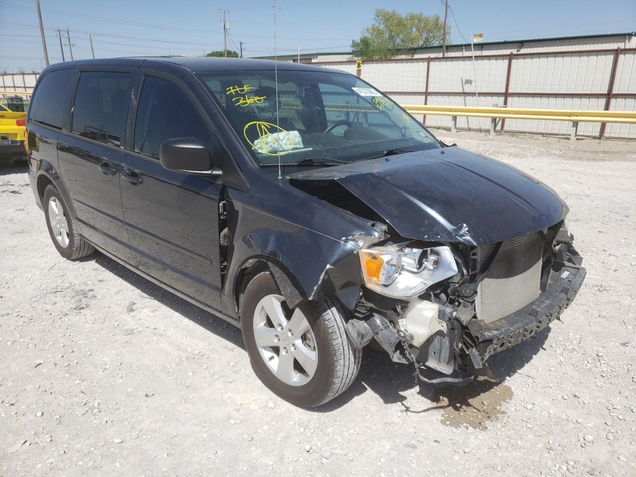 DODGE GRAND CARA 2013 with VIN 2C4RDGBGXDR659570 - Photo from auction