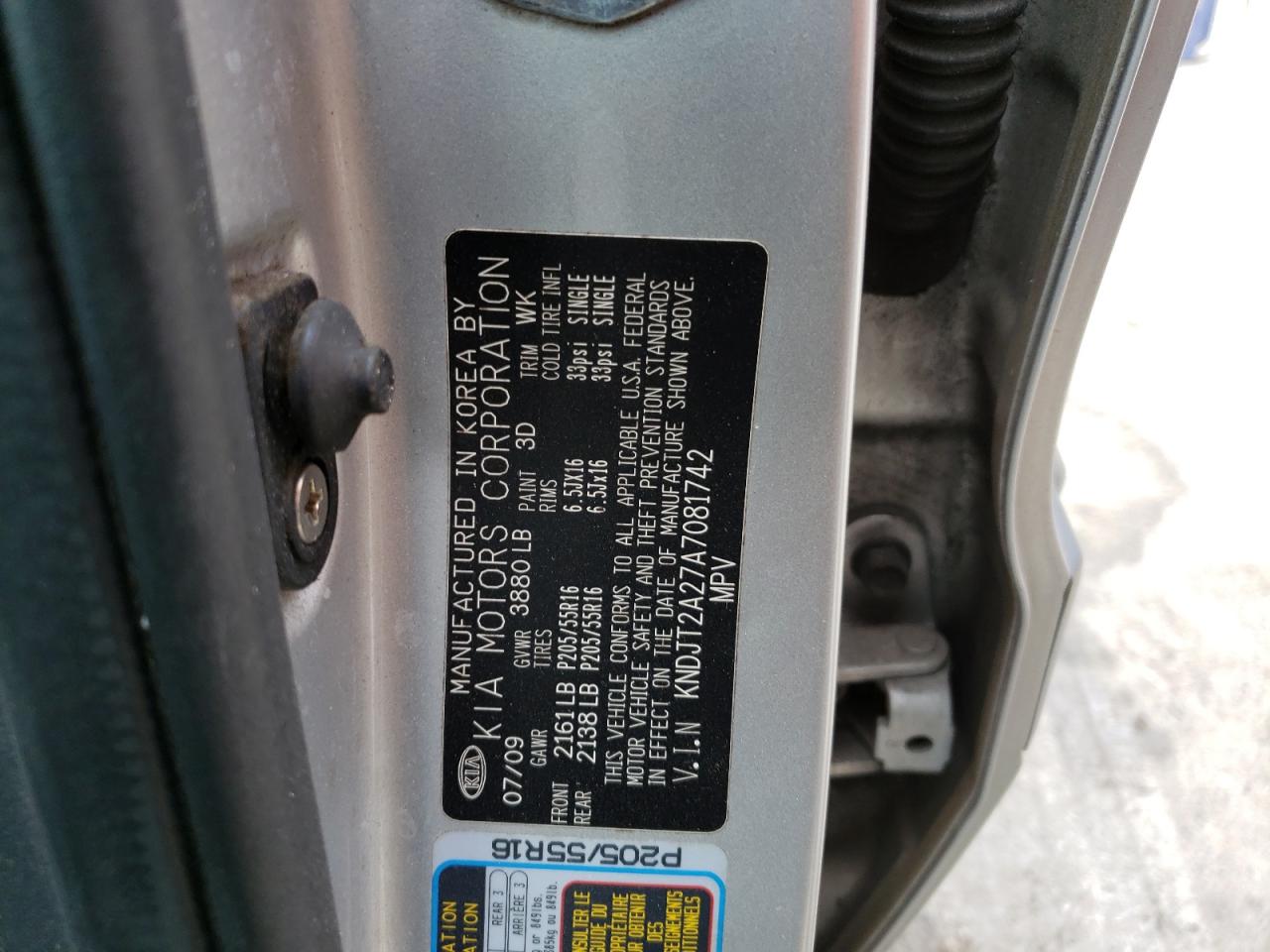 Photo 10 from auction – 2010 KIA SOUL + with VIN KNDJT2A27A7081742