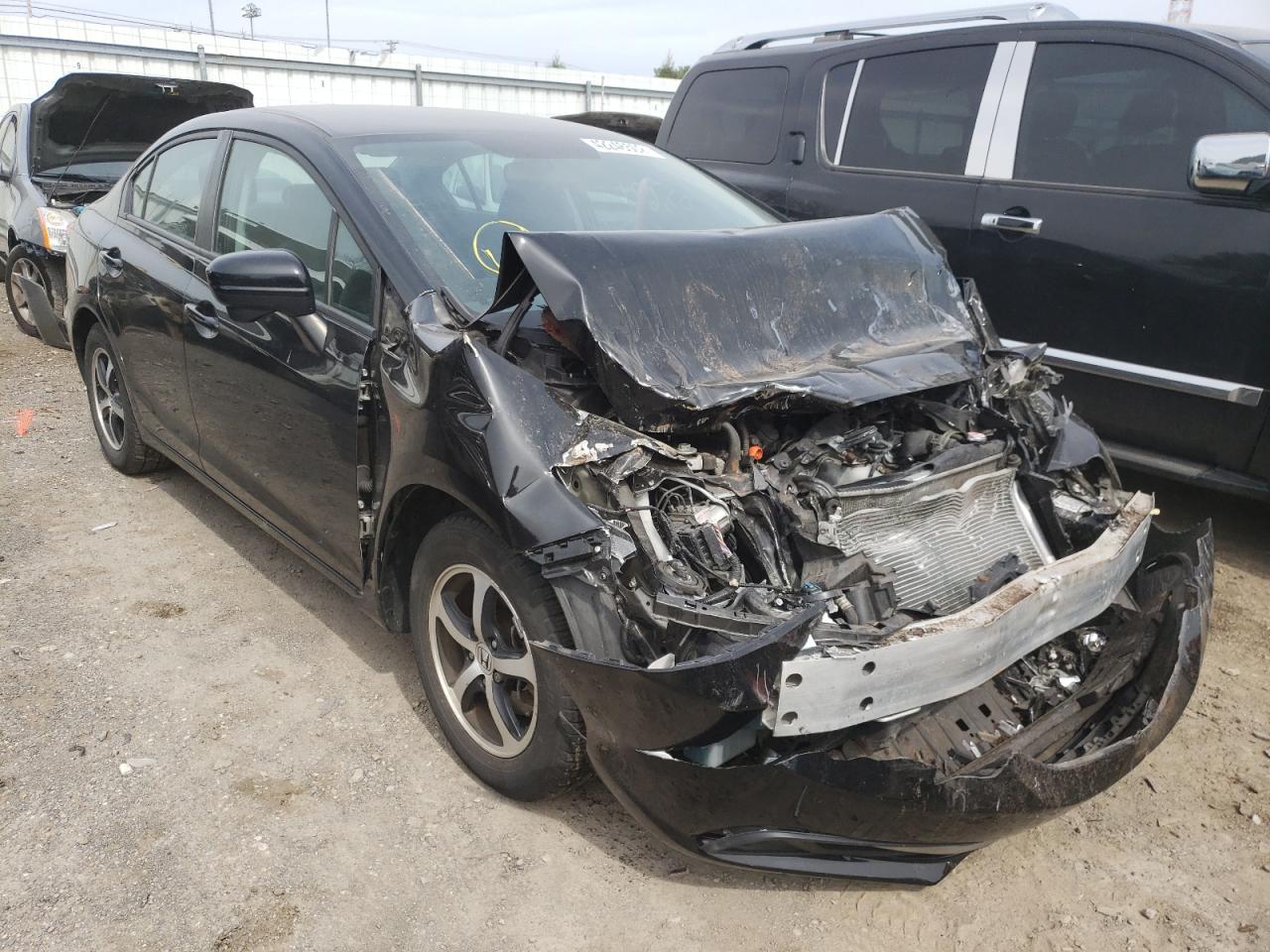 HONDA CIVIC SE 2015 with VIN 19XFB2F71FE216010 - Photo from auction