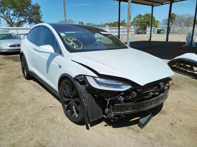 TESLA MODEL X 2018 with VIN 5YJXCBE27JF115581 - Photo from auction