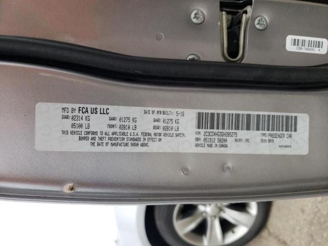 Photo 10 from auction – 2016 DODGE CHARGER SX with VIN 2C3CDXHG3GH285279