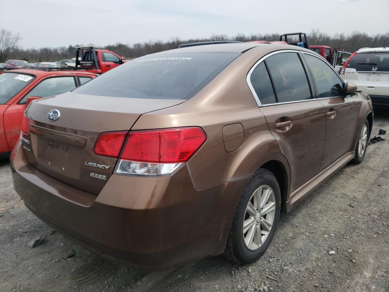 Photo 4 from auction – 2011 SUBARU LEGACY 2.5 with VIN 4S3BMBC66B3220530
