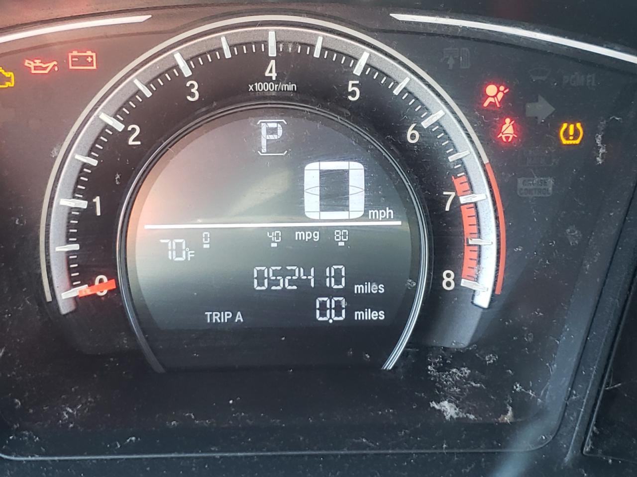 Photo 8 from auction – 2017 HONDA CIVIC LX with VIN 2HGFC2F51HH539686