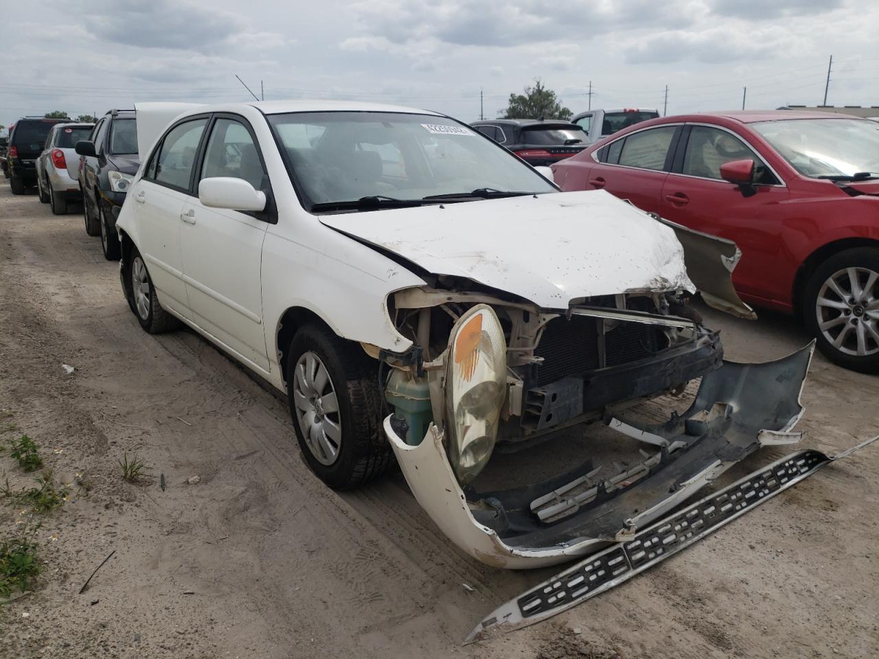 TOYOTA COROLLA CE 2003 with VIN JTDBR32EX30006823 - Photo from auction