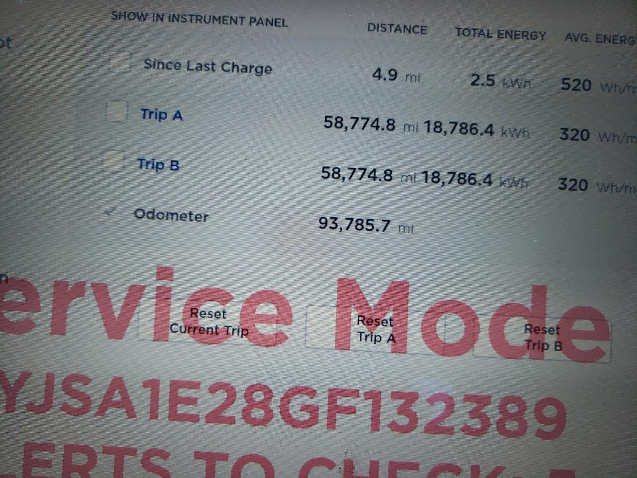 Photo 8 from auction – 2016 TESLA MODEL S with VIN 5YJSA1E28GF132389