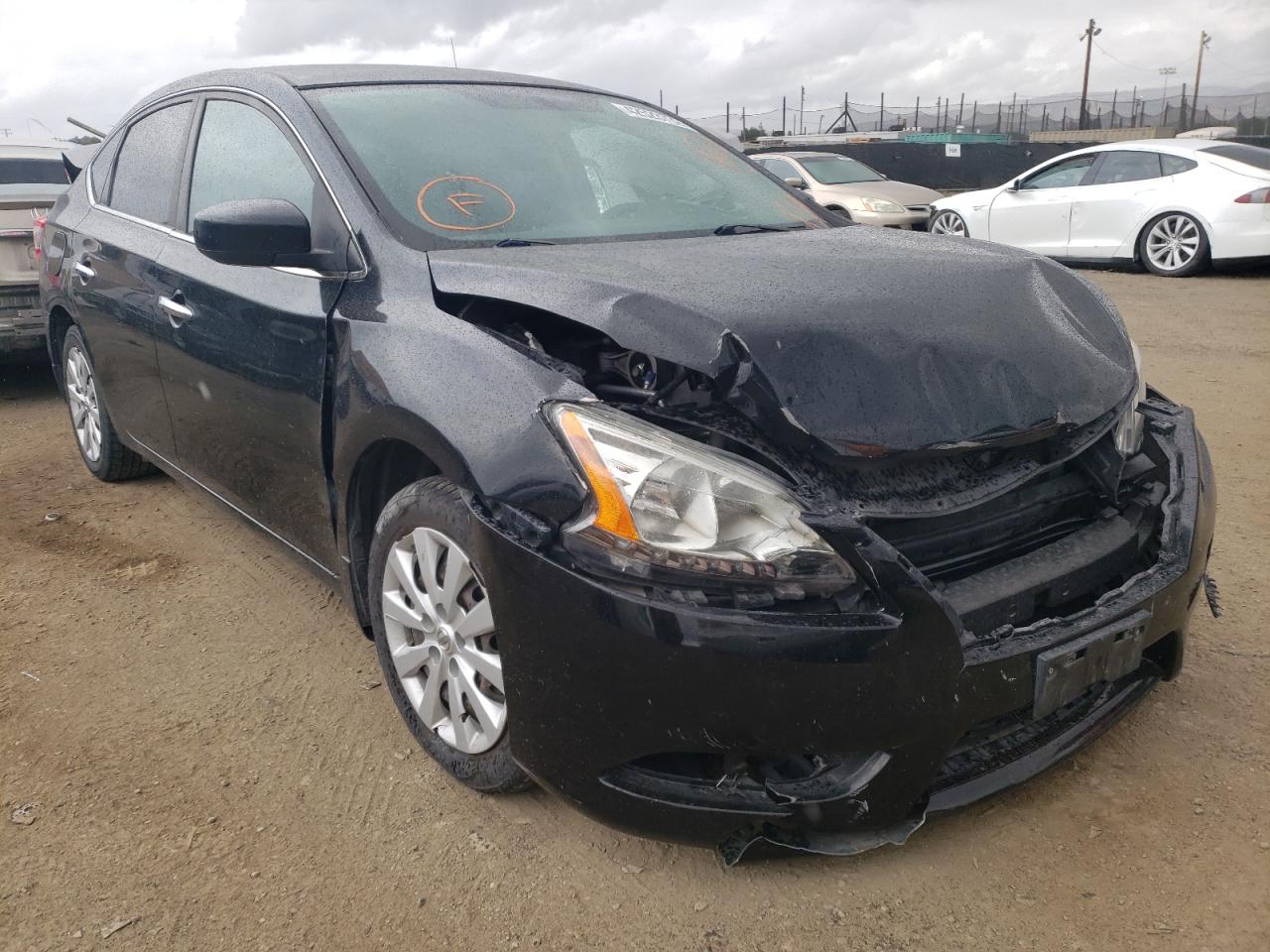NISSAN SENTRA S 2013 with VIN 3N1AB7AP4DL563096 - Photo from auction