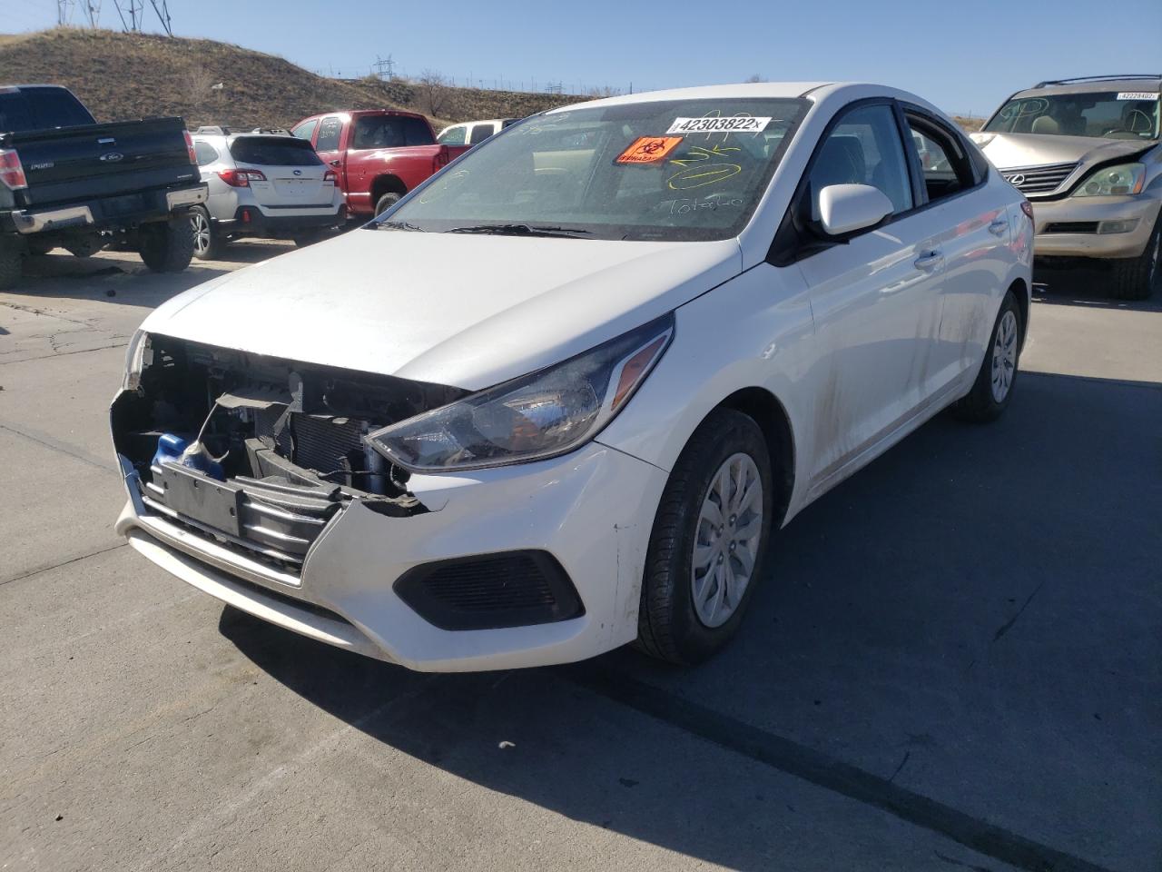 Photo 2 from auction – 2019 HYUNDAI ACCENT SE with VIN 3KPC24A36KE064786