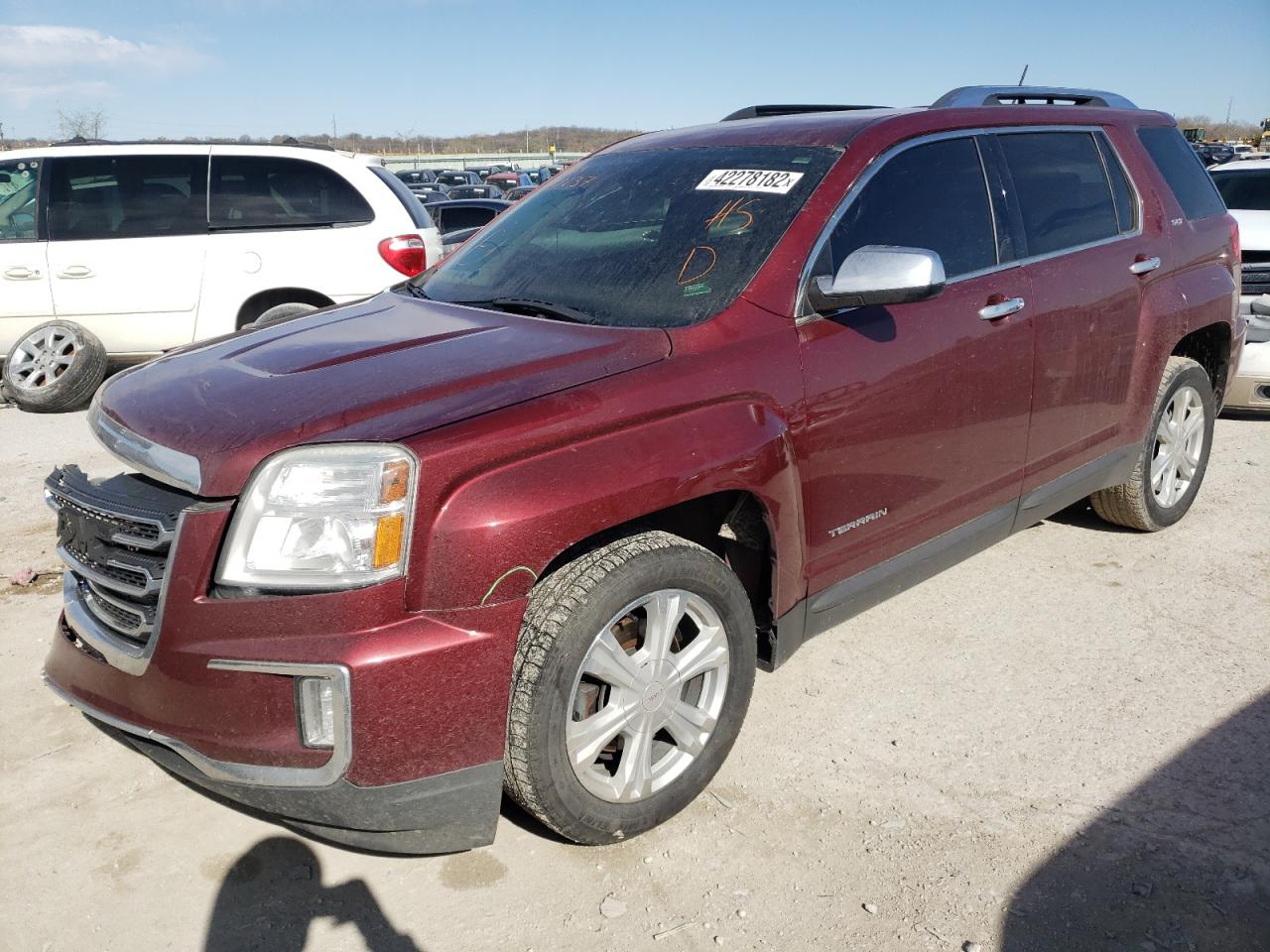 Photo 2 from auction – 2016 GMC TERRAIN SL with VIN 2GKFLPE33G6172137