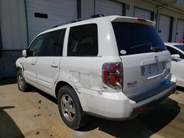 Photo 3 from auction – 2007 HONDA PILOT EXL with VIN 2HKYF18517H519983