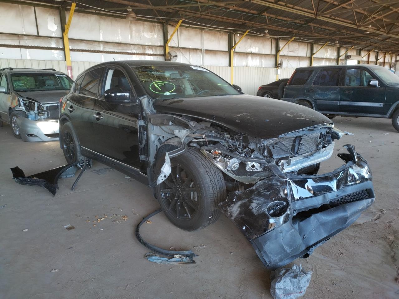 INFINITI EX35 BASE 2011 with VIN JN1AJ0HP6BM800741 - Photo from auction