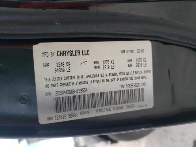 Photo 10 from auction – 2008 DODGE CHARGER with VIN 2B3KA43G68H199554
