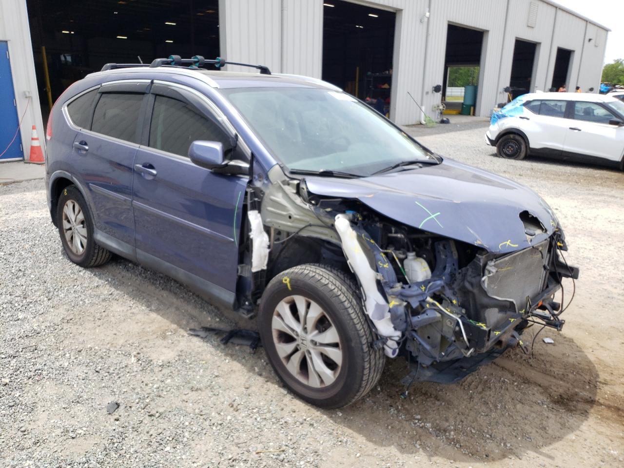 HONDA CR-V EX 2014 with VIN 2HKRM4H5XEH701738 - Photo from auction