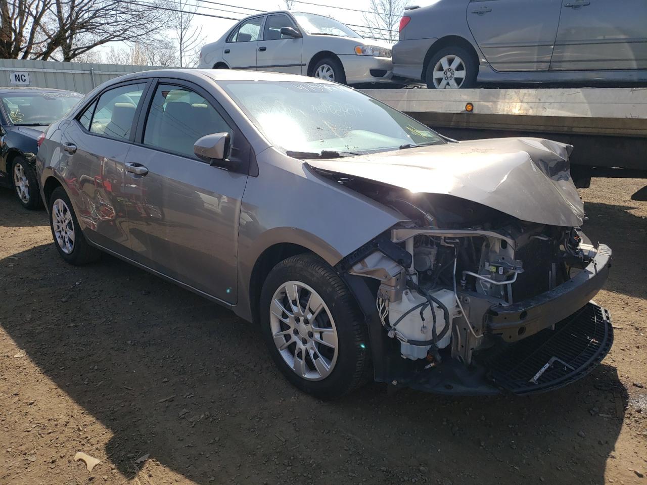 TOYOTA COROLLA L 2015 with VIN 2T1BURHE2FC435554 - Photo from auction