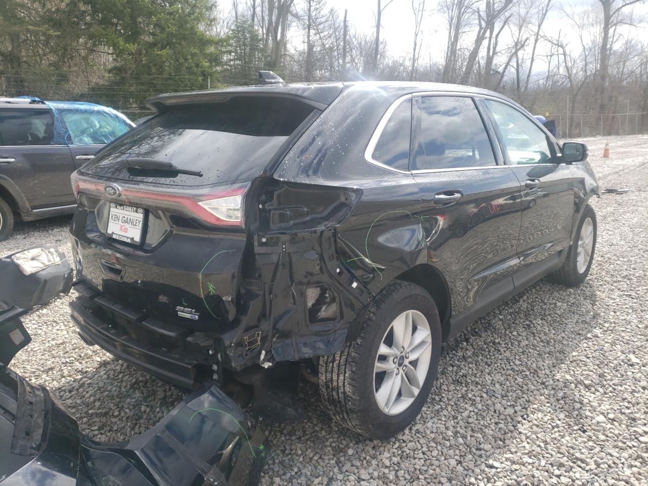 Photo 4 from auction – 2016 FORD EDGE SEL with VIN 2FMPK4J9XGBB15318