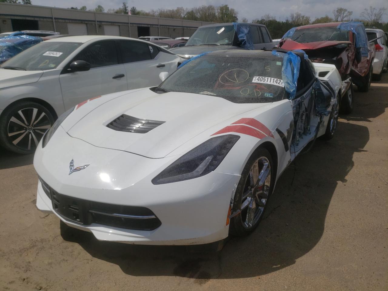 Photo 2 from auction – 2015 CHEVROLET CORVETTE S with VIN 1G1YM2D74F5115036