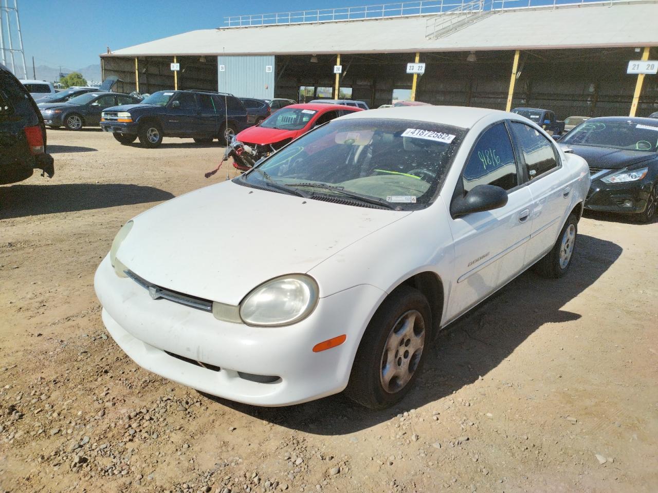Photo 2 from auction – 2001 DODGE NEON SE with VIN 1B3ES46C41D221623