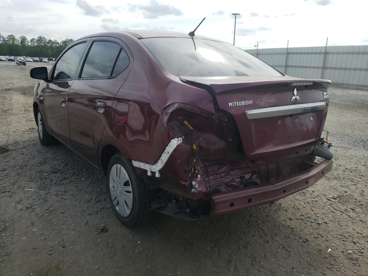 Photo 3 from auction – 2017 MITSUBISHI MIRAGE with VIN ML32F3FJ1HHF18162