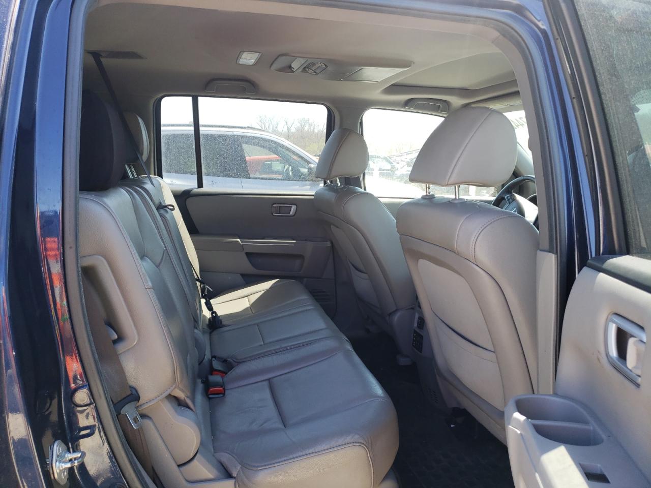 Photo 6 from auction – 2013 HONDA PILOT EXL with VIN 5FNYF4H62DB052593