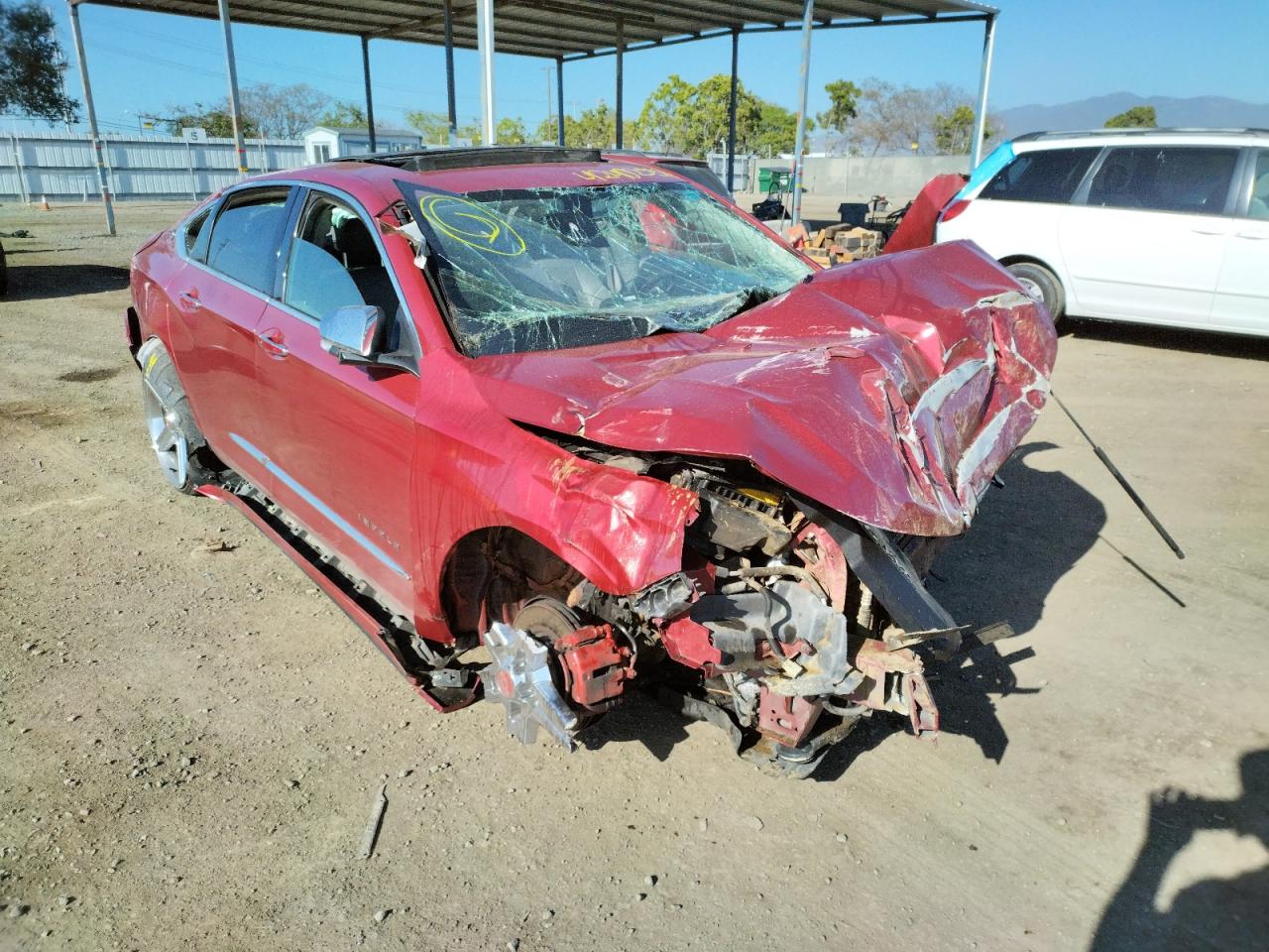 CHEVROLET IMPALA LTZ 2014 with VIN 1G1155S30EU149382 - Photo from auction