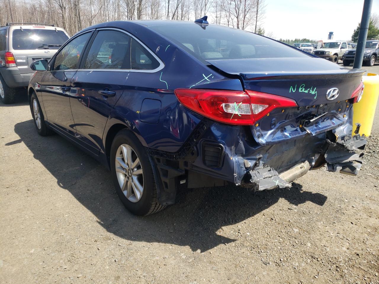 Photo 3 from auction – 2017 HYUNDAI SONATA SE with VIN 5NPE24AF2HH573572