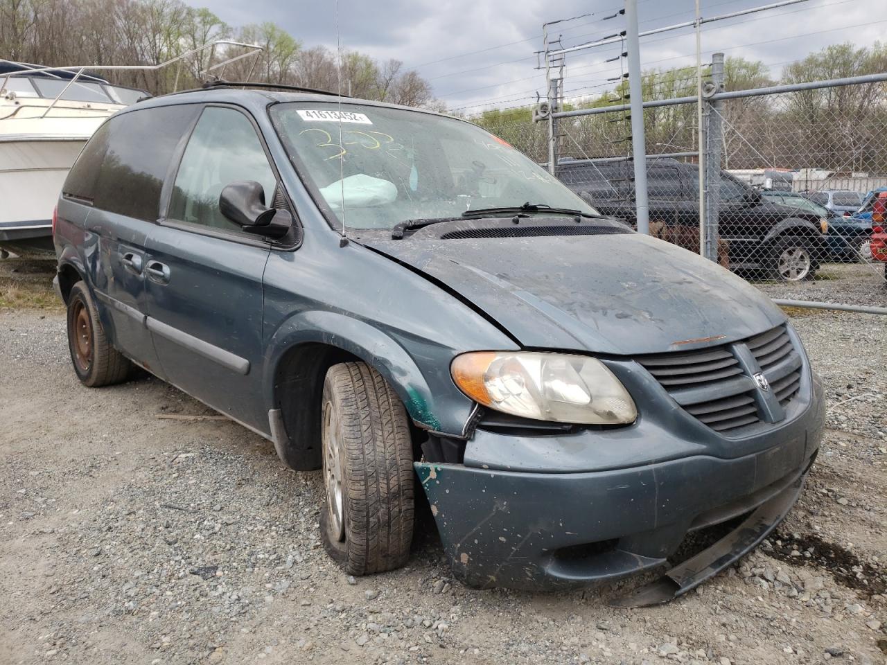 Фото 1 с аукциона – 2007 DODGE CARAVAN SX с VIN 1D4GP45R37B154065