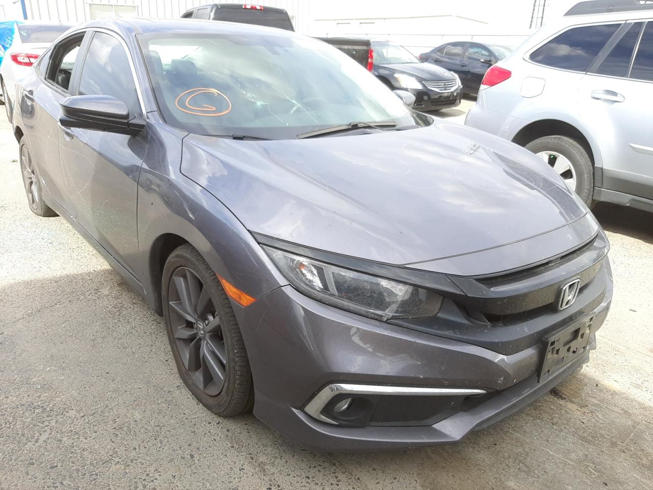 HONDA CIVIC EX 2020 with VIN 19XFC1F36LE219470 - Photo from auction