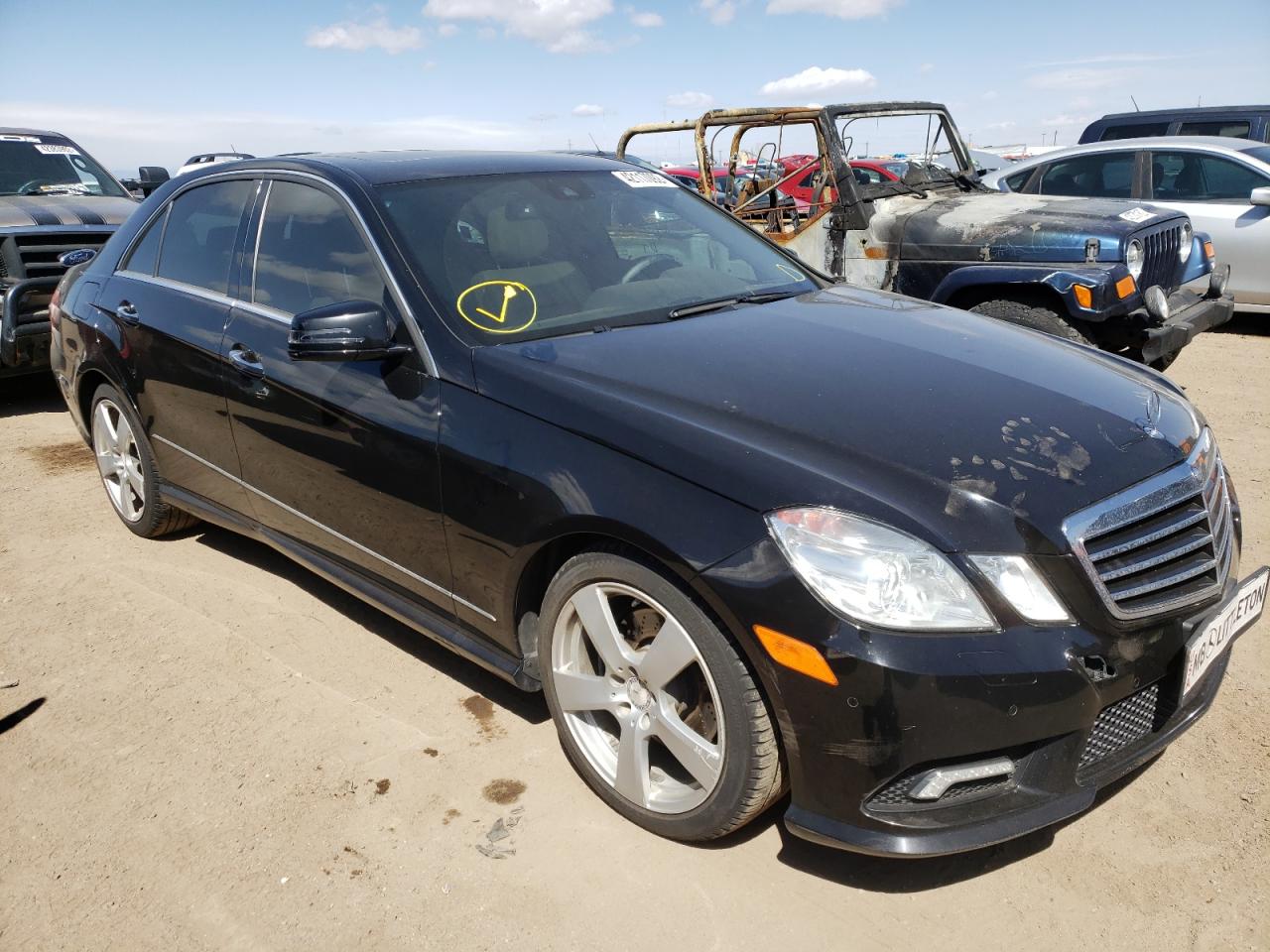 MERCEDES-BENZ E CLASS 2011 with VIN WDDHF8HB5BA383345 - Photo from auction