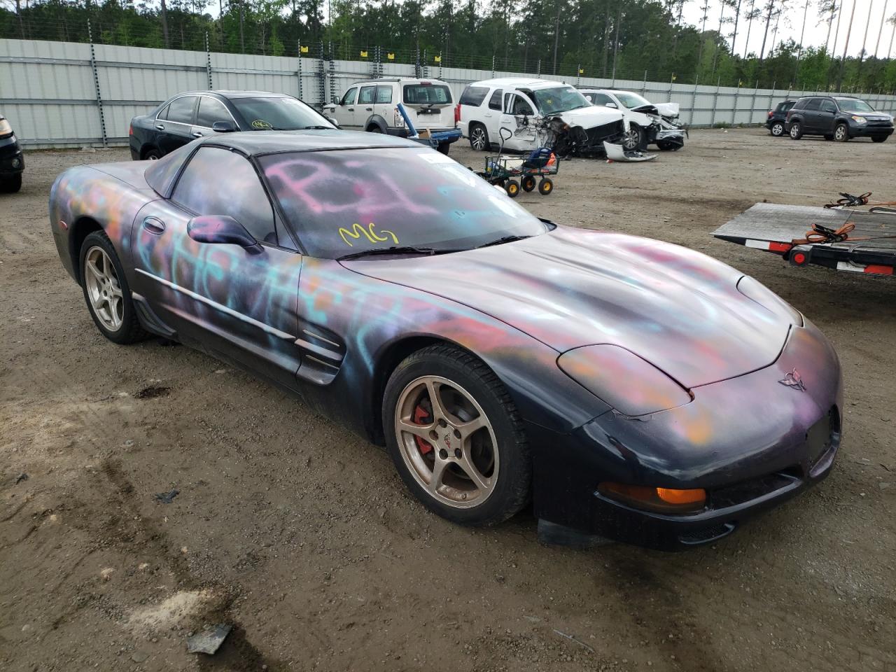 Photo 9 from auction – 2004 CHEVROLET CORVETTE with VIN 1G1YY22G445100668