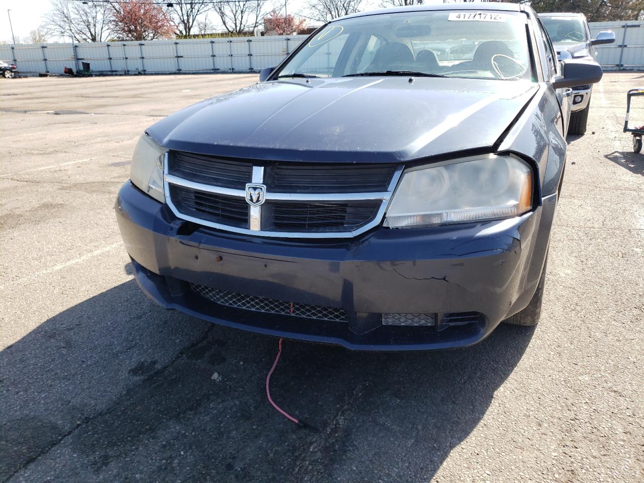 Photo 9 from auction – 2008 DODGE AVENGER SX with VIN 1B3LC56K68N660571