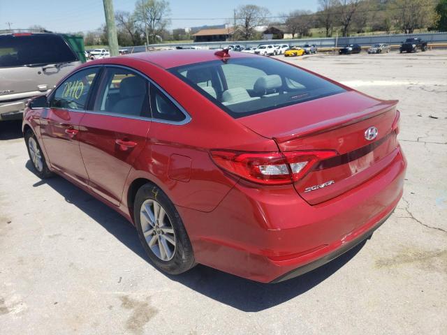 Photo 3 from auction – 2017 HYUNDAI SONATA with VIN 5NPE24AF2HH575631