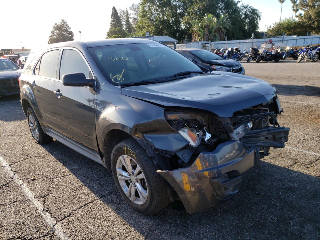 CHEVROLET EQUINOX LS 2010 with VIN 2CNALBEWXA6249561 - Photo from auction