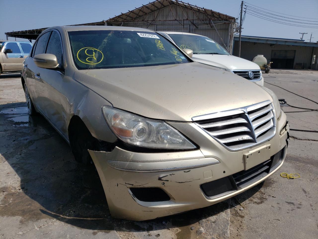 HYUNDAI GENESIS 4. 2011 with VIN KMHGC4DFXBU130077 - Photo from auction