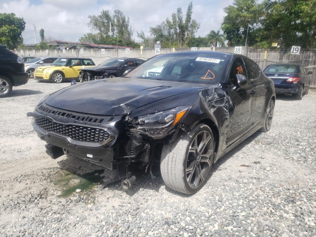 Photo 2 from auction – 2019 KIA STINGER GT with VIN KNAE35LCXK6052801