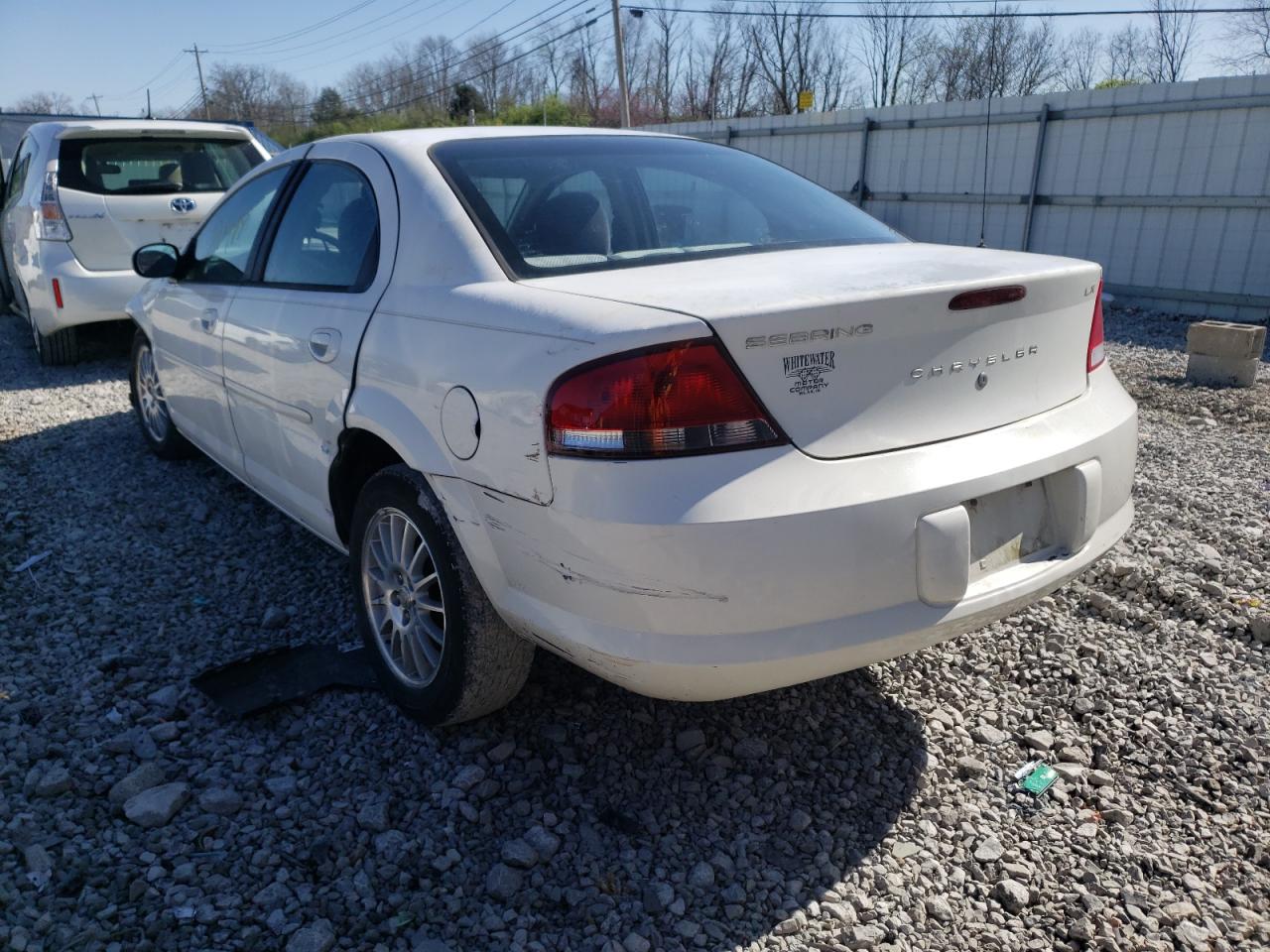 Photo 3 from auction – 2002 CHRYSLER SEBRING LX with VIN 1C3EL46X82N170481
