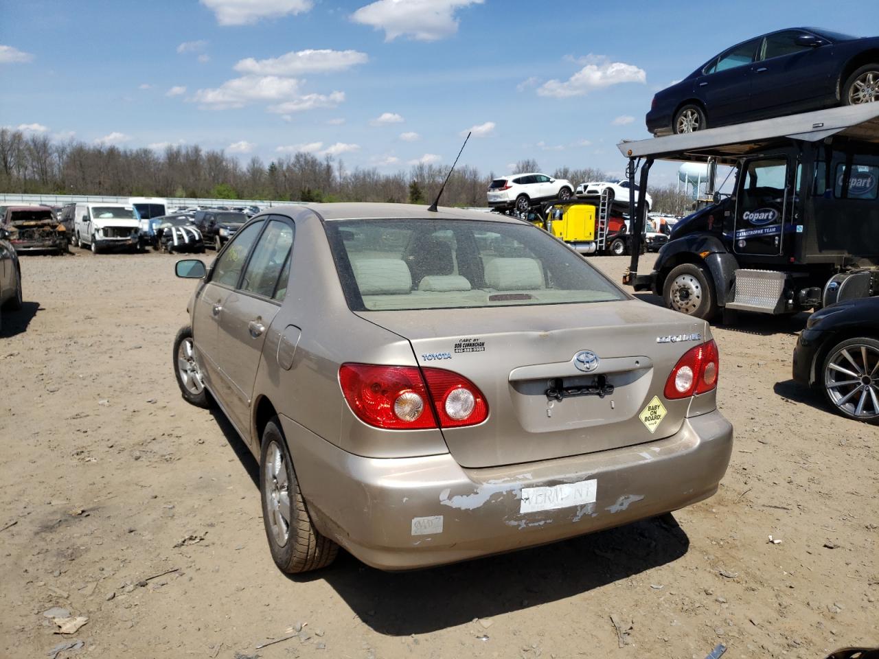 Photo 3 from auction – 2006 TOYOTA COROLLA CE with VIN 2T1BR32E26C593299