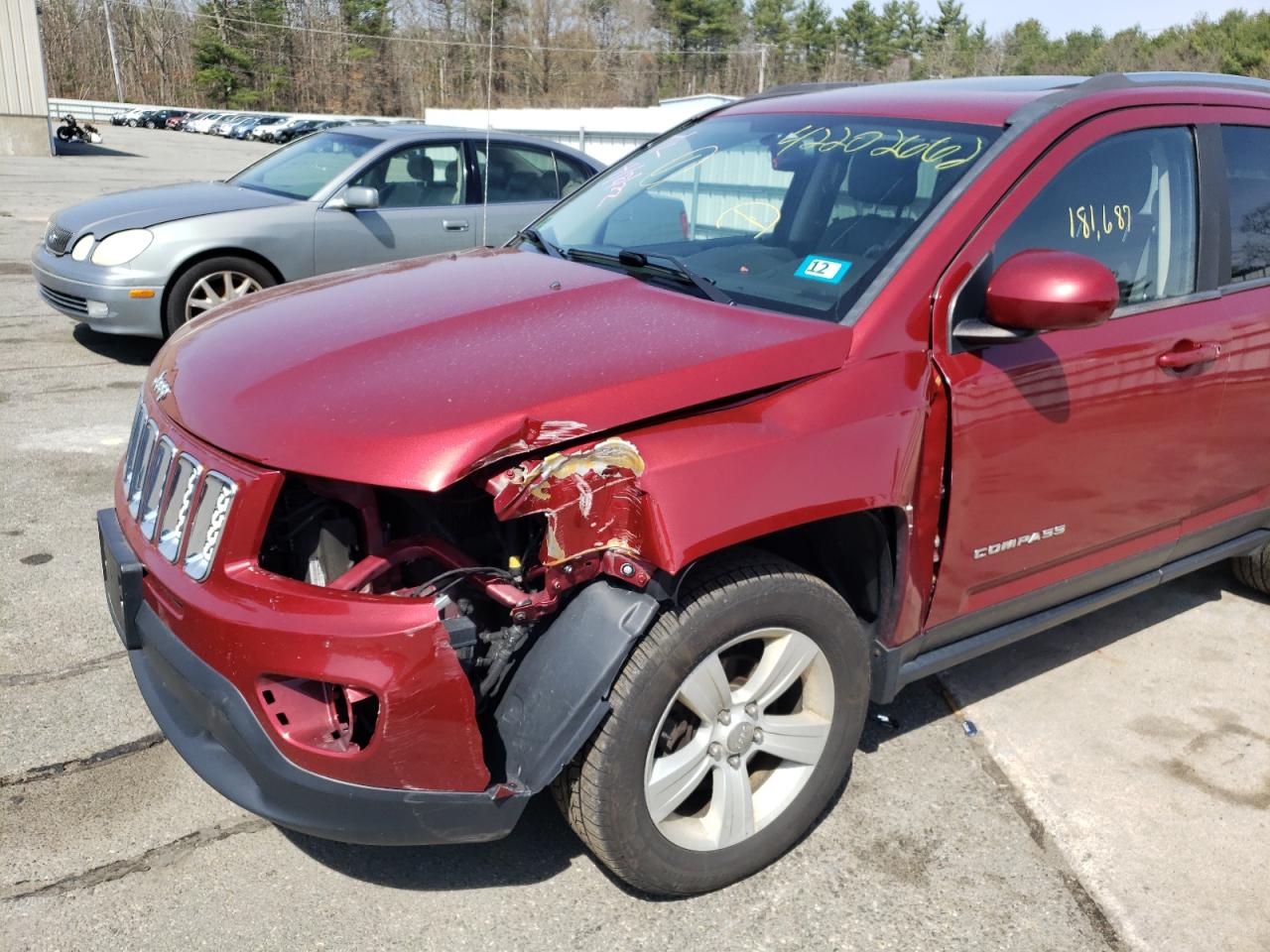 Photo 9 from auction – 2014 JEEP COMPASS LA with VIN 1C4NJDEB3ED817189