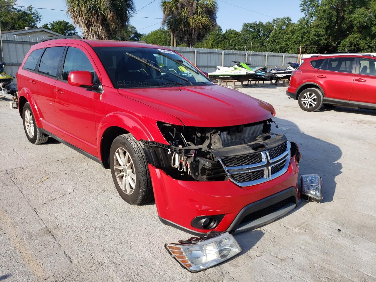 DODGE JOURNEY SX 2013 with VIN 3C4PDCBB9DT578822 - Photo from auction