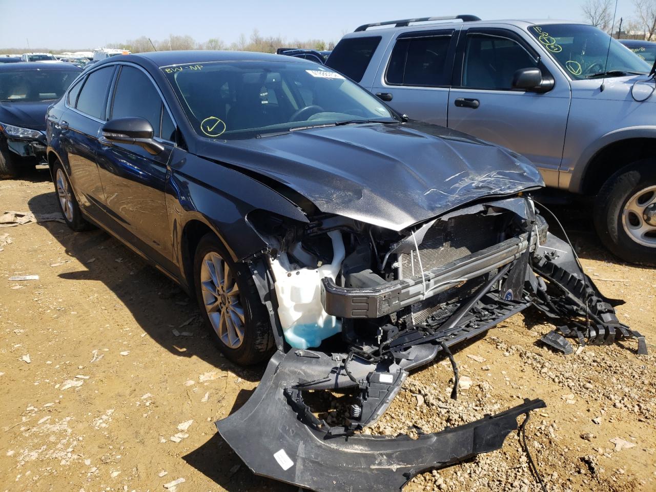 FORD FUSION SE 2017 with VIN 3FA6P0HD0HR357807 - Photo from auction
