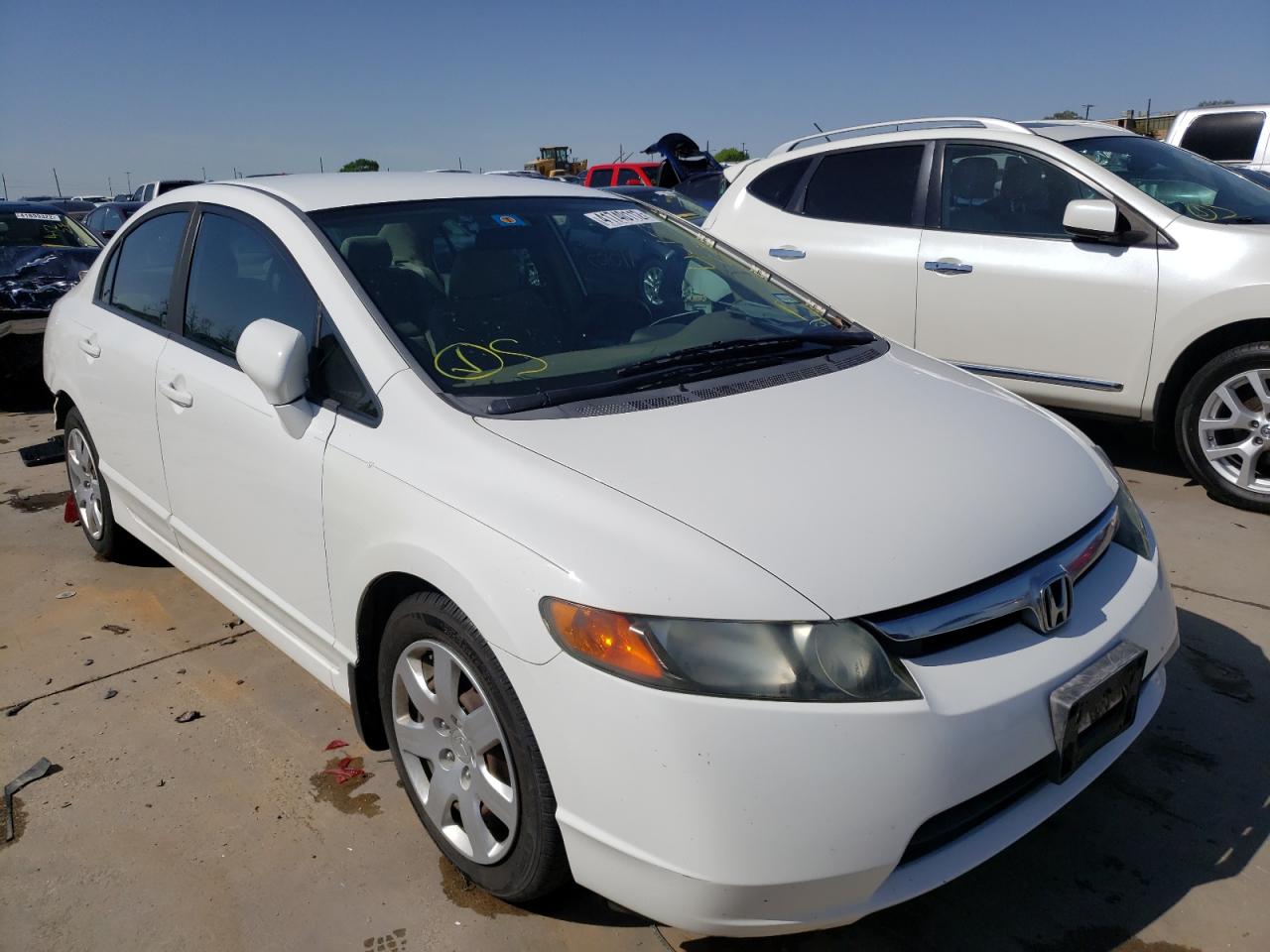 HONDA CIVIC LX 2008 with VIN 1HGFA15548L001035 - Photo from auction
