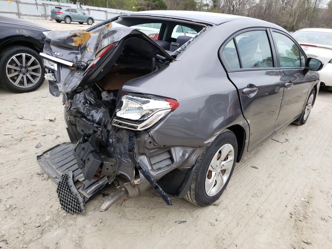 Photo 4 from auction – 2014 HONDA CIVIC LX with VIN 19XFB2F57EE225548