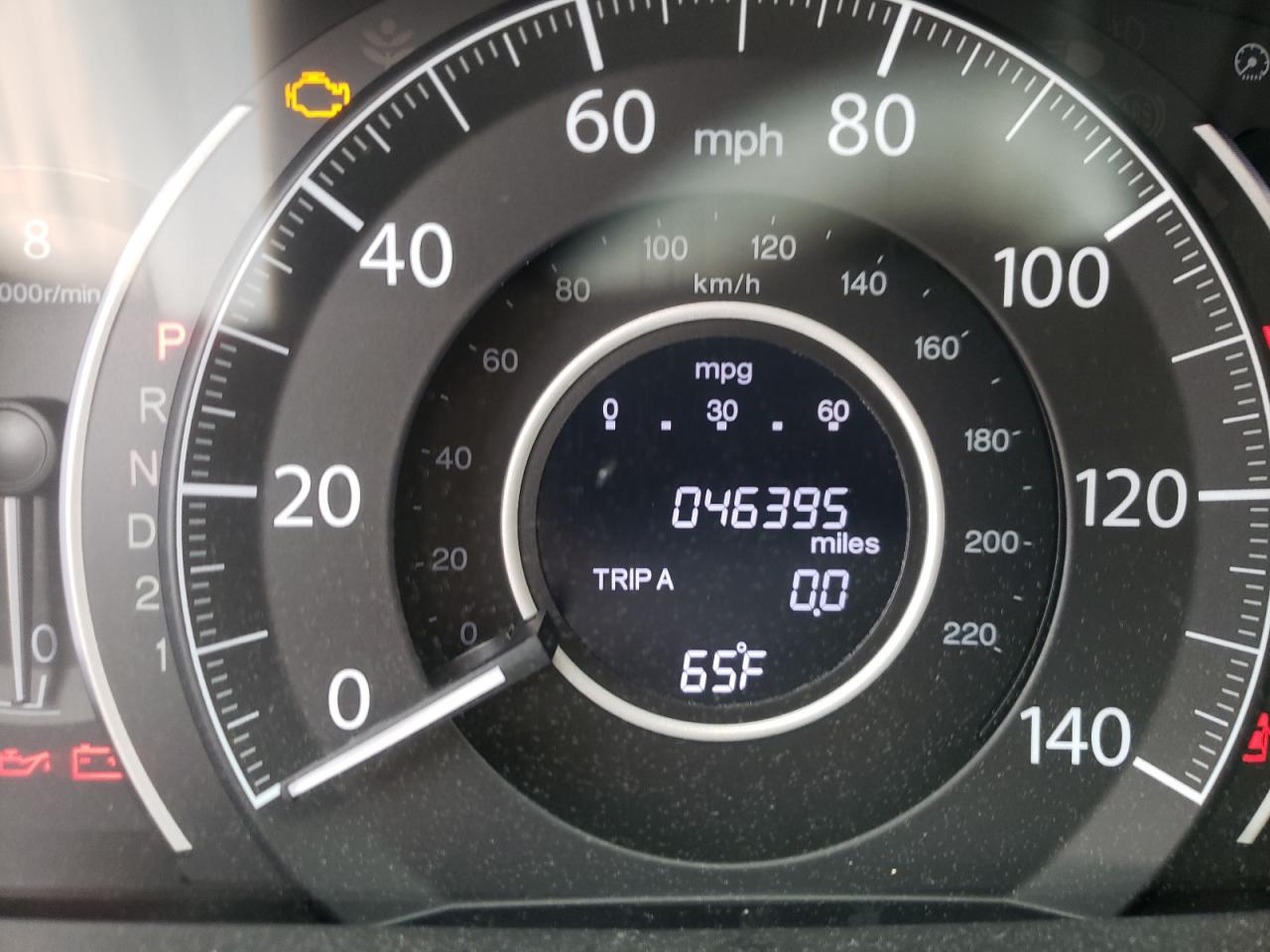 Photo 8 from auction – 2014 HONDA CR-V with VIN 5J6RM3H56EL000386