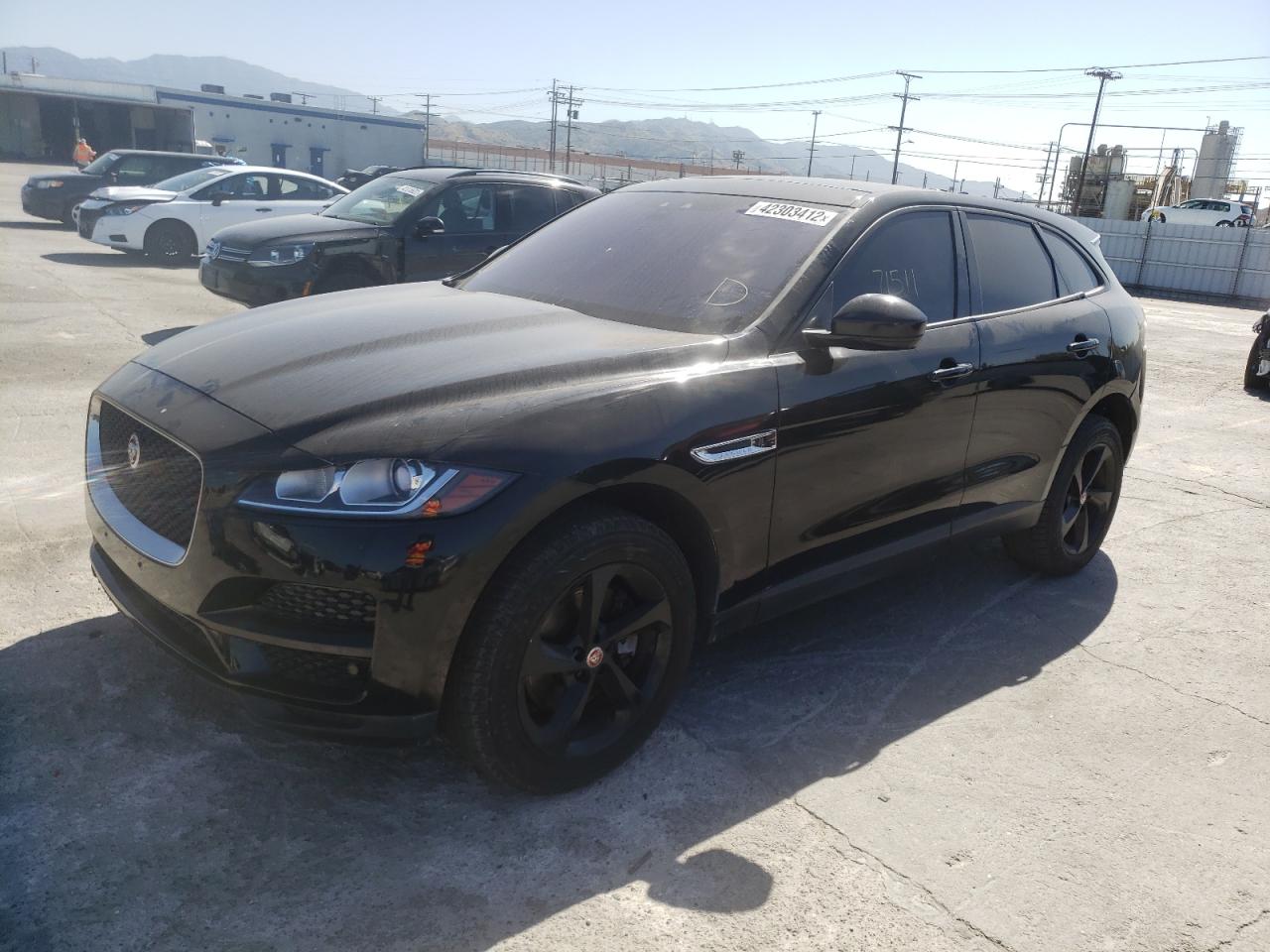 Photo 2 from auction – 2018 JAGUAR F-PACE PRE with VIN SADCJ2GX2JA236528