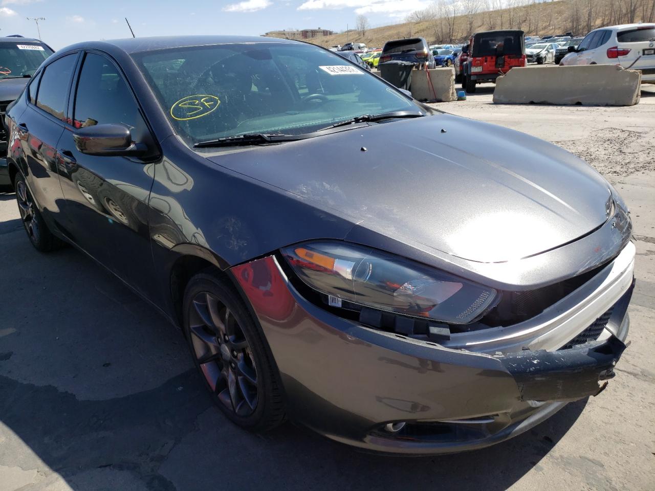 DODGE DART SXT 2016 with VIN 1C3CDFBB1GD544243 - Photo from auction
