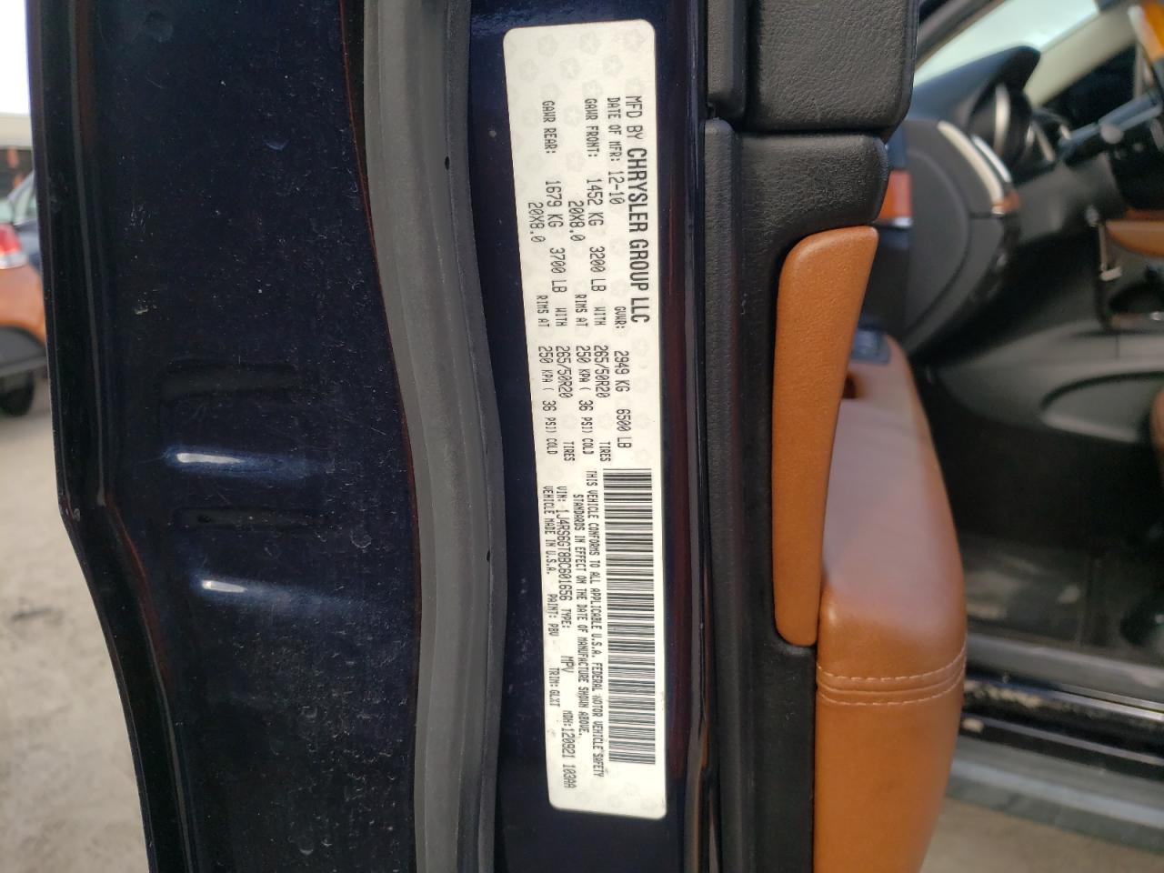 Photo 10 from auction – 2011 JEEP GRAND CHER with VIN 1J4RS6GT8BC601656