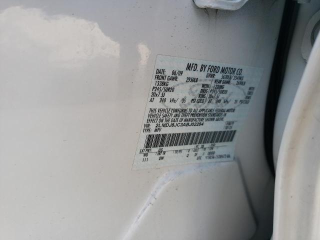 Photo 10 from auction – 2010 LINCOLN MKX with VIN 2LMDJ8JC3ABJ02284