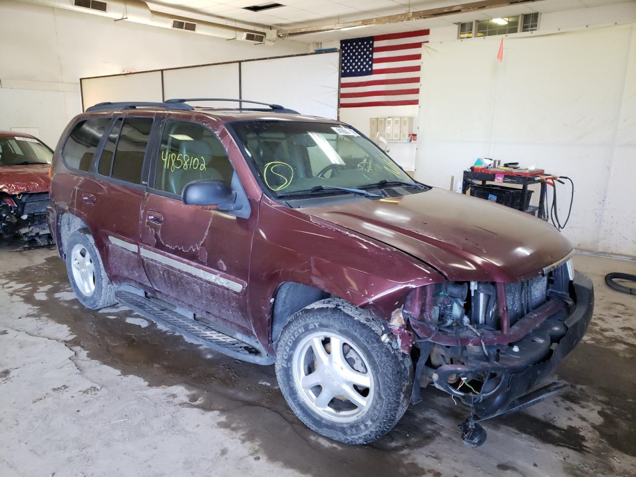 GMC ENVOY 2002 with VIN 1GKDT13S422420643 - Photo from auction