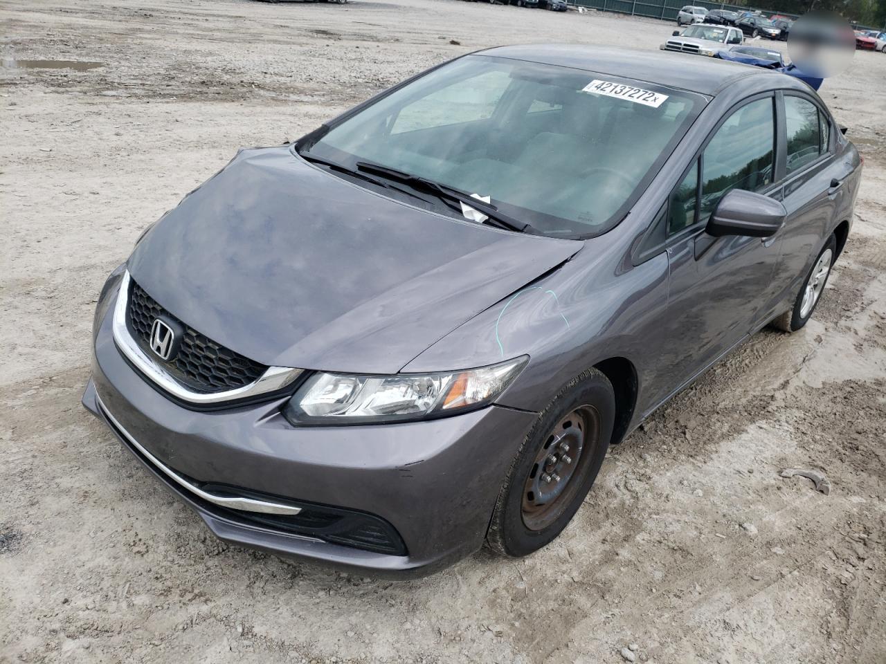 Photo 2 from auction – 2015 HONDA CIVIC LX with VIN 19XFB2F56FE121070