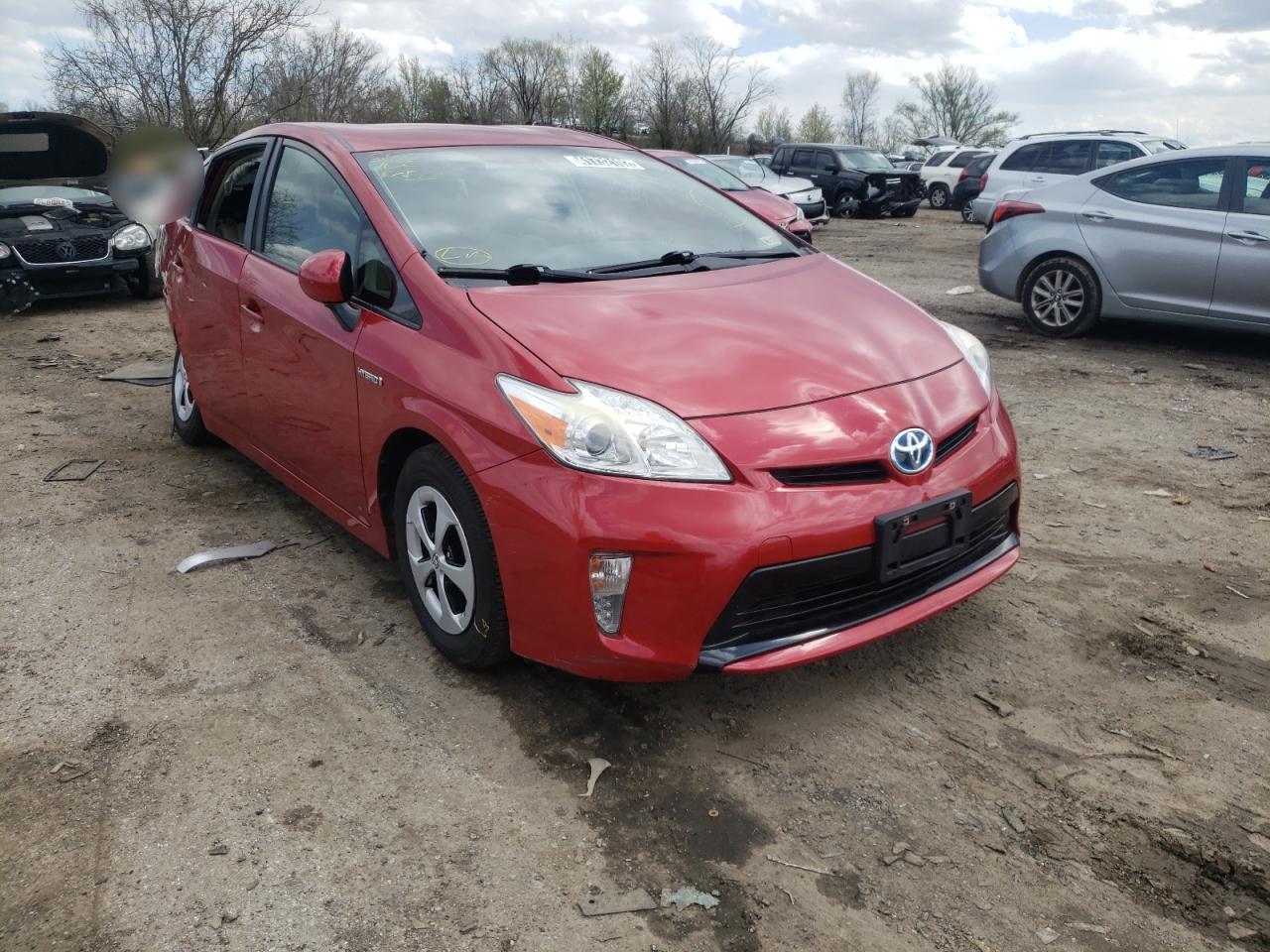 TOYOTA PRIUS 2014 with VIN JTDKN3DU4E1760765 - Photo from auction